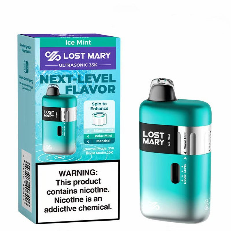 Ice Mint - Lost Mary Ultrasonic 35K Disposable Vape